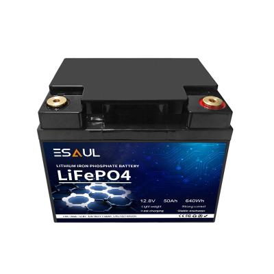 China Bluetooth ESAUL Good Quality 12V 24v 40ah 60ah 80ah 300ah 400ah Lifepo4 Battery For RV Golf Cart With BMS Bluetooth for sale