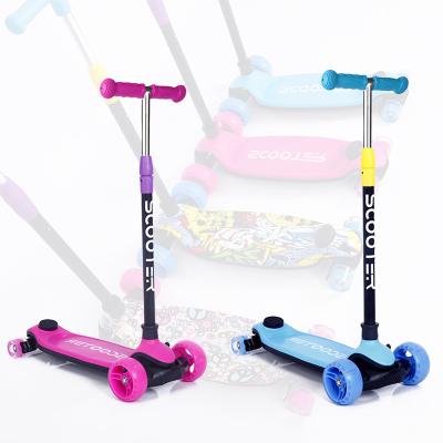 China EN71 Kid Certified Professional Four Wheel Children's Scooter for sale