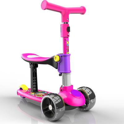 China Snap Wheel Kid Pink Tricycle For New Kids Scooter In 2020 for sale