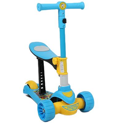 China Child Xiaokugou Children's Scooter 3 - Flash Full Wheeler Scooter For Children 3 To 6 Years Old for sale