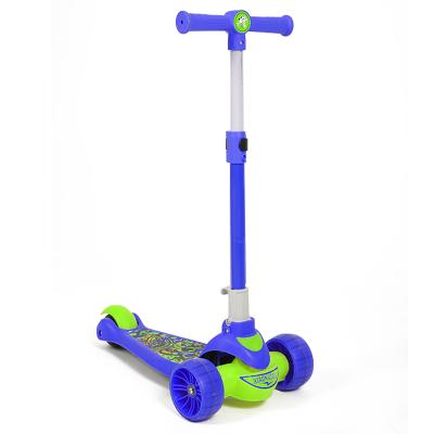 China 2021 Foldable Walking Scooter Children's Toy Baby Scooter 3 PU Wheels Lightweight And Adjustable for sale