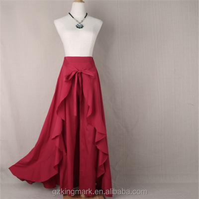 China Plus Size Fashion Hot Sale Latest Skirt Design Women Maxi Skirt Long for sale