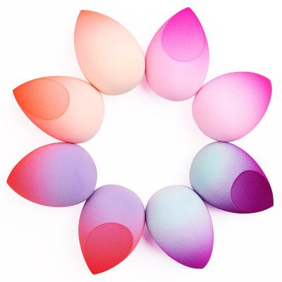 China Wholesale Custom Logo Latex-Free Beauty Makeup Blender Multi Color Makeup Sponge BASE Custom Sponge for sale