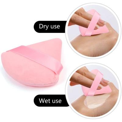 China BASE Private Label Makeup Powder Sponge Triangle Powder Puff Triangle Cosmetic Makeup Puff for sale