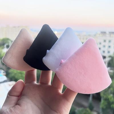 China 6pcs/box Face Makeup Sponge Private Label Beauty Powder Puff Foundation Soft Flocking Cosmetic Tools For Women Girls Gift for sale