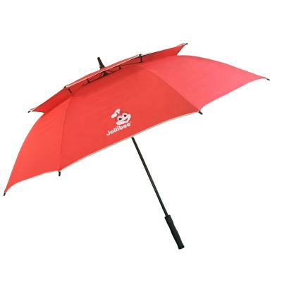 China Contemporary 30 Inch 8 Rib Auto Open Windproof Glof Umbrella With Vents for sale