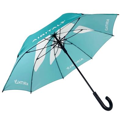 China 23 inch full contemporary high quality fiberglass automatic windproof digital printed umbrella for promotion for sale