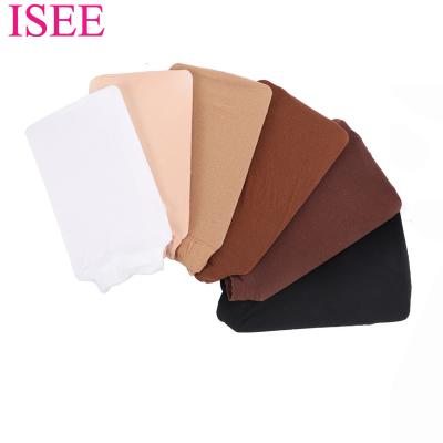 China ISEE Adjustable Swiss Lace Wig Caps For Making Wigs, Glueless Swiss Lace Black Brown Braid Wig Cap for sale