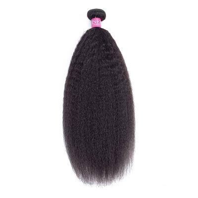 China Wholesale CURLY STRAIGHT Cuticle Aligned Brazilian Curly Straight Yaki Virgin Hair Weave for sale