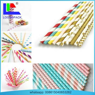 China Disposable Disposable Paper Straw for sale