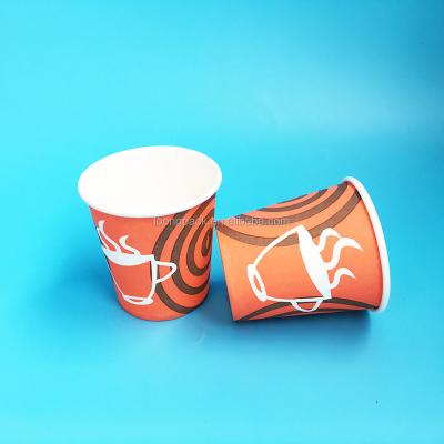 China 6oz Single Wall High Quality Selling Paper Cup 180ml Loongpack for sale