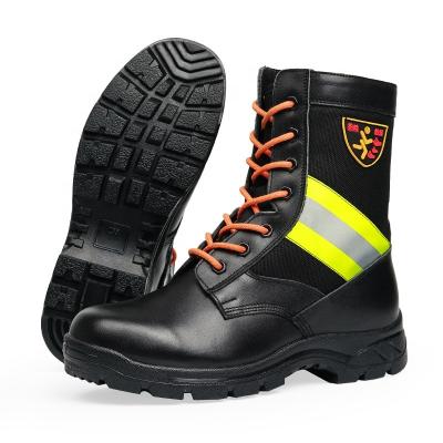 China High Quality Factory Boot Rescue Rescue Fire Resistant Safety Shoes Waterproof With Reflective Markings for sale