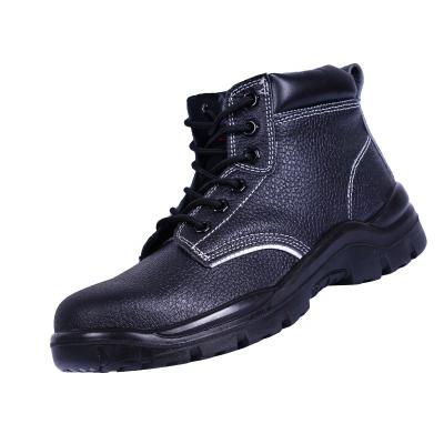 China Industrial Genuine Leather Steel Head Steel Toe Boots Anti-smash Anti-smash Insulation Work Safety Shoes for sale