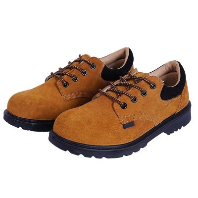 China Toe Custom Suede Steel Toe Work Safety Shoes Anti-Puncture Non-slip Work Rejects Construction Shoes for sale