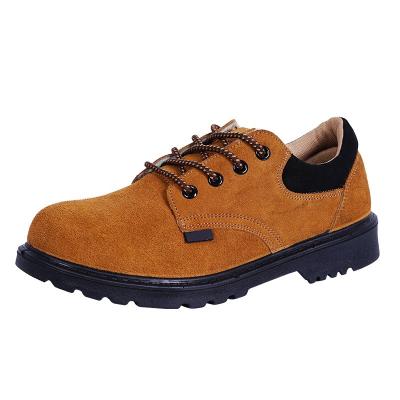 China Latest Insulative Suede Cowhide Steel Toe Protect Shoes Anti-sting Insulation Non-slip Safety Shoes Work Shoes for sale