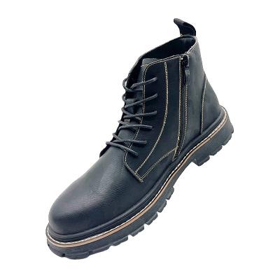 China Martin Boots Fashion Leather Work Outdoor High Top Boots Waterproof Lace Up Casual Shoes for sale