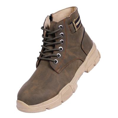 China Martins Boots Waterproof Anti-Slip Warm Fashion Men's Work Shoes Army Green Sports Shoes for sale