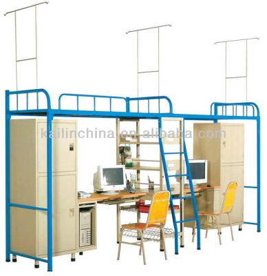 China KE-25 Kaln Modern Furniture Modern Boarding School Beds With Cabinet Used In University / Postman Dormitory Boarding Price Green Material Good for sale