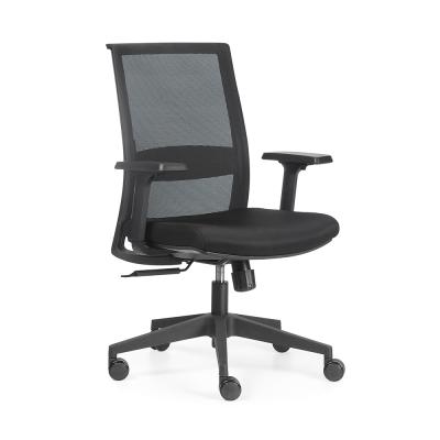 China Customized Other Durable Middle Back Mesh Fabric Factory Price Office Conference Swivel Chair With Wheel for sale