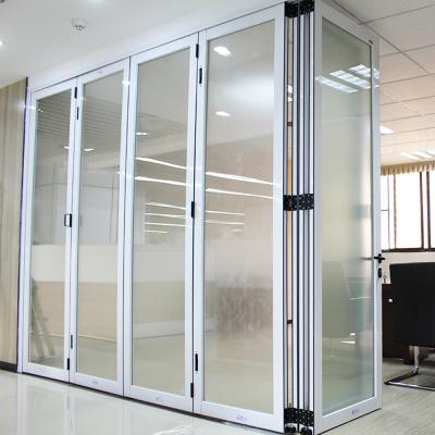 China Latest Modern Office Furniture Aluminum Steel Structure OEM And Customized Products Room Divider Curve Separation Painting Glass Wall for sale