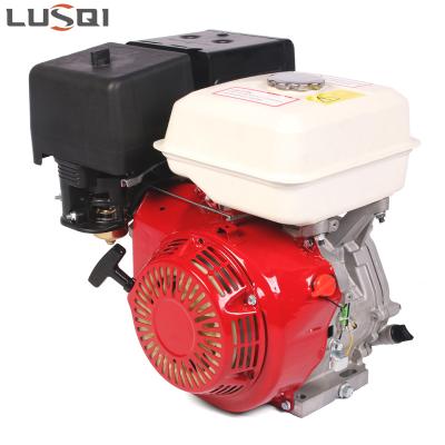 China Farms 5 Kw 208cc Air Cooled Keyway Shaft Gasoline Engine With Pulley for sale