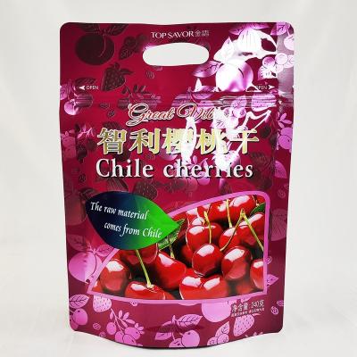 China Factory Sale Paper / Plastic Window Handbag Aluminum Clad Plastic Ziplock Tote Bag For Food Dried Fruits for sale