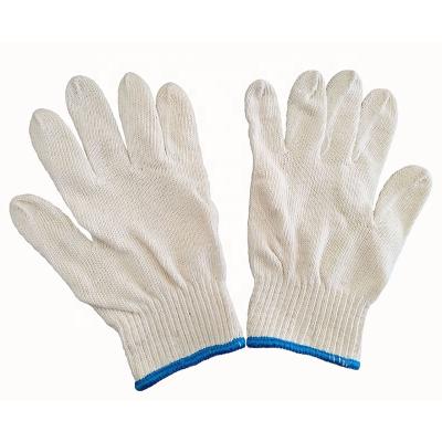 China Seamless Elastic Knit 10 Per Measure Knitted Cotton Gloves For Factory Work for sale