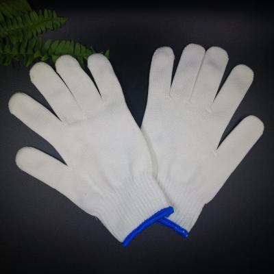 China Seamless Elastic Knit Labor White Polyurethane Nylon 4131 Gloves for sale