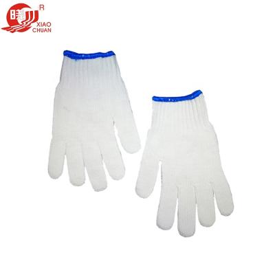 China Seamless Elastic Knit Occupational Safety White Cotton Knitted Hand Gloves for sale