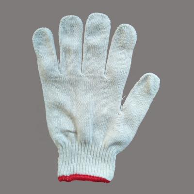 China Factory Breathable Warm White Cotton Cotton Working Gloves For Workers for sale