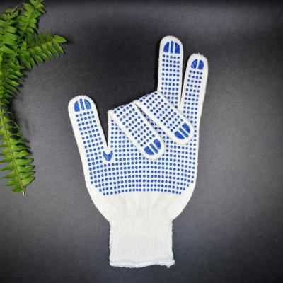 China Seamless Elastic Knit Rubber Dotted String Knitted Gloves/Construction Gloves/Hand Protection Work Gloves for sale