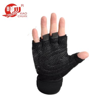 China Anti Slip Half Finger Fitness Bicycle Cycling Riding Gloves for sale