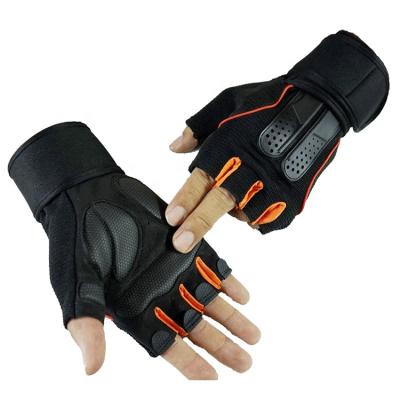 China Fashion Design Half Finger Anti Slip Gym Fitness Strength Training Sports Gloves for sale