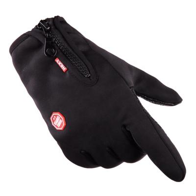 China Full Finger Windproof Winter Use Waterproof Screen Touch Bicycle Gloves for sale