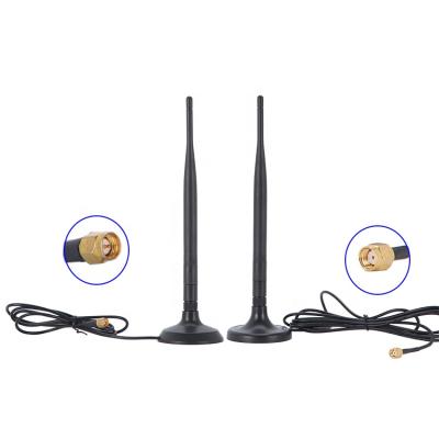 China Universal 300-6000MHz 6dbi LTE Smart Antennas For WiFi Car 4G 5G Big Sucker Antenna 60mm*30mm+13mm*195mm for sale