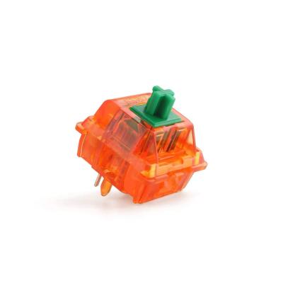 China EQUALZ SMD 5 Pin RGB Switches 62g 67g Translucent Linear Keyboard Switches Tangerine Orange Switches Tangerine Switches for sale