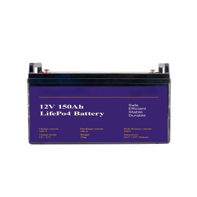 China Plug & Play Home Appliances 12v Boat Battery 12v 150ah Lithium Battery For Yacht for sale