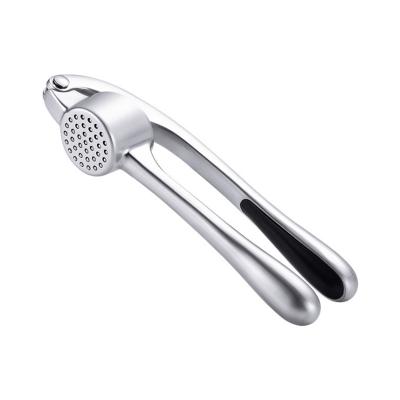 China Kitchen Viable Hot Selling Tools Zinc Alloy Garlic Press Manual Crush Garlic Press Garlic Peeler for sale