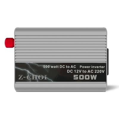 China Long Life Smart Mini Dc To AC Power Inverter 500w Car Generator Inverter 12.9*5.3*9.5CM for sale