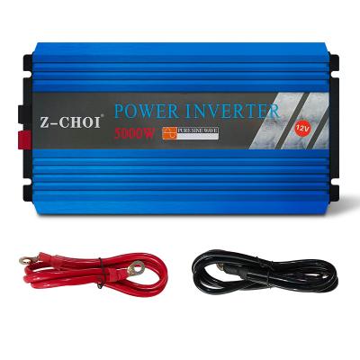 China Retail china 12v 220v full growatt hybrid power pure sine wave solar inverter 5000W B-5000 for sale