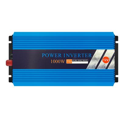 China hybrid car portable power growatt frequency 12v 220v 1kw 1000w pure sine wave solar inverter B-1000 for sale