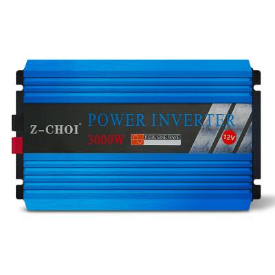 China Hot Selling 3000W 12V DC To AC 110V 220V Pure Sine Wave Car Power Inverter With USB Charging Port B-3000 for sale