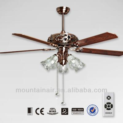 China 60 Inch UV Ceiling Fan Blade Ceiling With Lights for sale