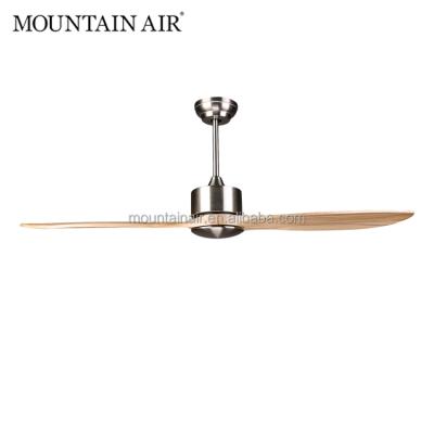 China Cool and Refresh Electric MOUNTAIN AIR 2 Blades DC Natural Wood Ceiling Fan 52YFT-807 for sale