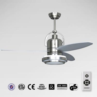 China Latest Modern Modern Remote Control Ceiling Fan with LED Light 48YFT-7091 for sale