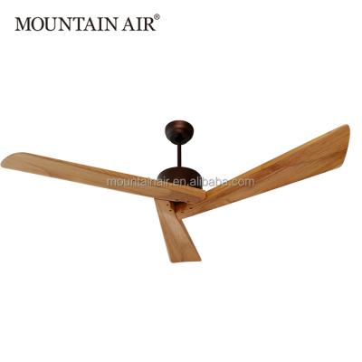 China Cool and Refresh Natural Wooden Air MOUNTAIN AIR DC Electric Motor Ceiling Fan 60YFT-806 for sale