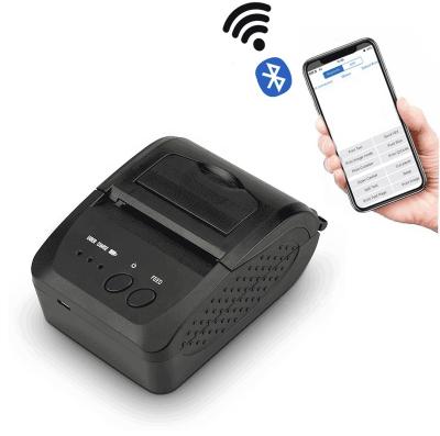 China JEPOD JP-5809 LYA Mini Portable Blue *tooth ticket printer machine receipt black and white printers for Android IOS mobile phone for sale