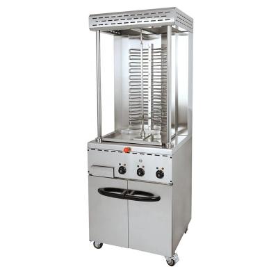 China Hot Sale 304 Stainless Steel Gas Shawarma Doner Kebab Machine For Sale for sale