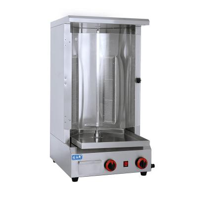 China 304 stainless steel doner kebab machines/shawarma machine/gas kebab grill with factory price for sale