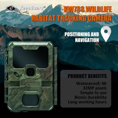 中国 KW788 Wildlife Trail Camera hunting camera Waterproof 4K 32MP night vision waterproof infrared camera forest cam 販売のため